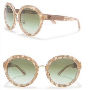 Tory Burch 54mm Round Sunglasses